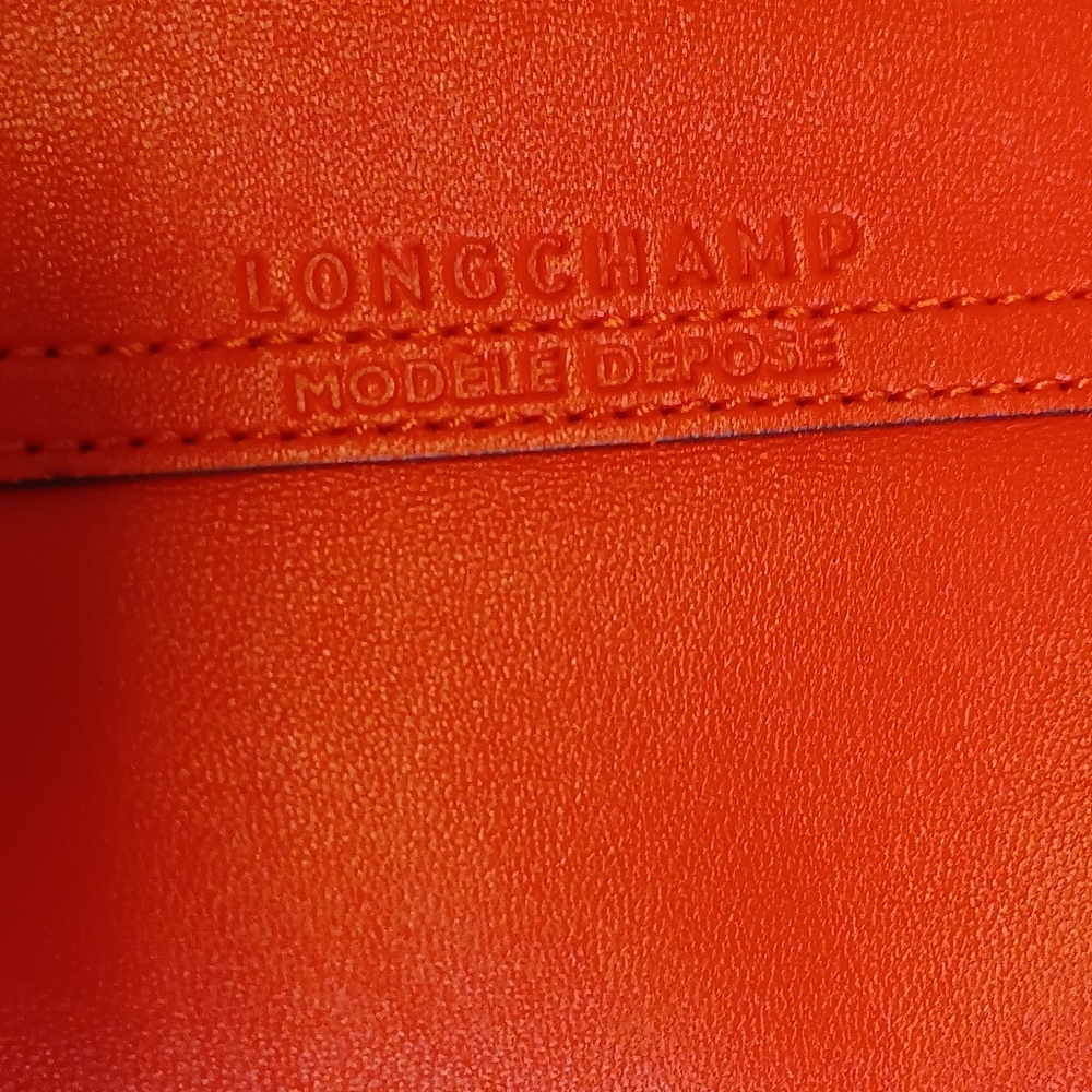 Longchamp Le Pliage Cuir Leather Satchel Handbag Purse - Picture 4 of 15